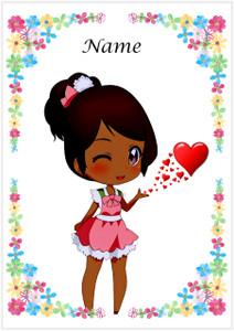 L'il Love Heart Girl - Personalised