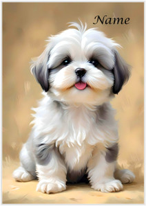 Painted Shih Tzu Harry - Personalised