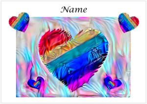Foiled Heart - Personalised Foiled Heart - Personalised