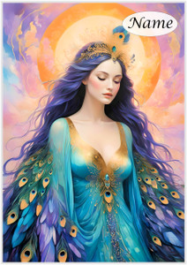 Peacock Dynasty Princess - Personalised