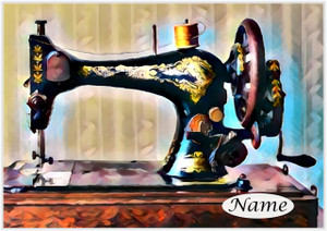 Painted Sewing Machine - Personalised