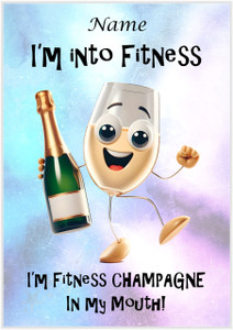Fitness Champagne Prosecco - Personalised