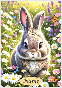 Chubby Bunny in the Meadow - Personalised Chubby Bunny in the Meadow - Personalised