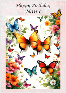 Blossom and Butterflies - Personalised