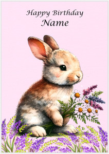 Wildflower Bunny - Personalised