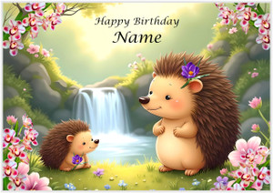 Mum & Baby Hedgehog - Personalised Mum & Baby Hedgehog - Personalised