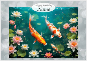 Tranquil Koi Carp - Personalised
