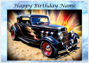 Hot Rod Muscle Car - Personalised Hot Rod Muscle Car - Personalised