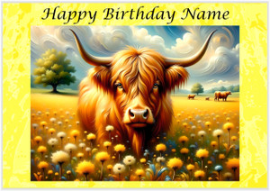 Summer Meadow in the Highlands - Personalised