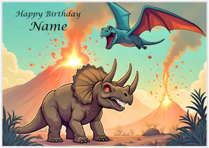 Triceratops Dinosaur - Personalised Triceratops Dinosaur - Personalised