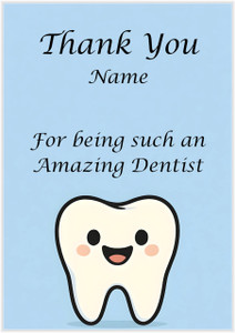 Thank You Dentist - Personalised