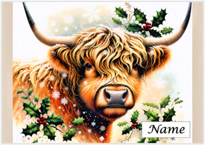 Angus in the Snow - Personalised