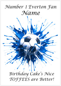 Everton Football Fan - Personalised