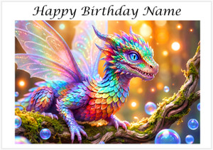 Fledgling Fairy Dragon - Personalised