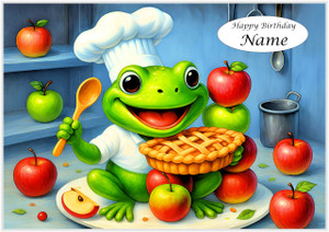 Apple Pie Frog Chef - Personalised