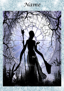 Earth Goddess Silhouette - Personalised Earth Goddess Silhouette - Personalised