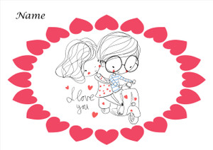 Scooter Valentine - Personalised