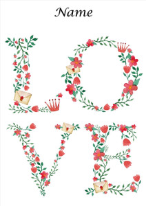 Love Florals - Personalised Love Florals - Personalised