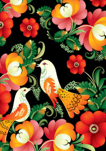 Russian Painted Birds - Personalised