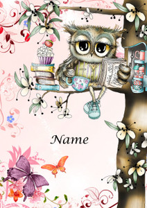 Reading Owl Pink - Limited Edition - Personalised