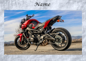 Red Motorbike - Personalised Red Motorbike - Personalised