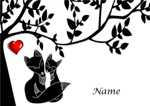 Fox And Vixen - Personalised Fox And Vixen - Personalised