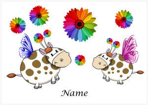 Bunch of Flying Fairy Cows - Personalised