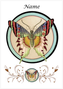 Art Deco Butterfly - Personalised