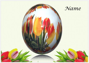 Tulip Egg - Personalised Tulip Egg - Personalised