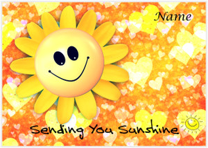Sending Sunshine - Personalised