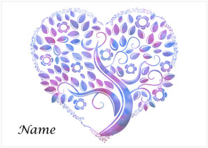Mystic Tree Heart - Personalised