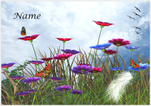 Feather Field - Personalised