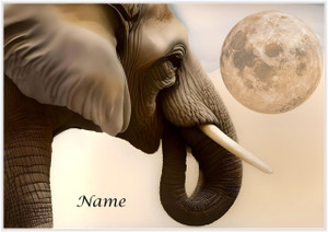 Elephant Moon - Personalised