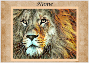The Lion - Personalised The Lion - Personalised