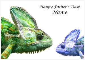 Father's Day Chameleons - Personalised Father's Day Chameleons - Personalised