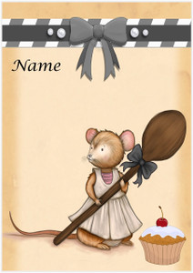 Birthday Baking Mouse - Personalised