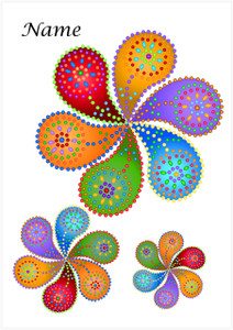 Mandala Flowers - Personalised