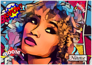 Comic Book Beauty - Personalised