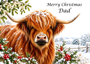 Angus under Mistletoe - Personalised