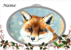 Red Fox Face - Personalised