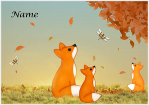 Fox Family - Personalised Fox Family - Personalised