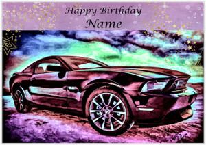 Mustang Sports Car - Personalised