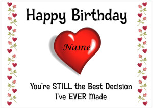 Best Decision - Birthday - Personalised Best Decision - Birthday - Personalised