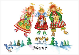 Christmas Angels - Personalised