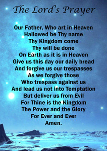 The Lord's Prayer - Personalised