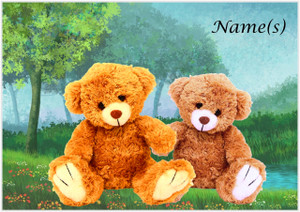 Bears in the Glade - Personalised