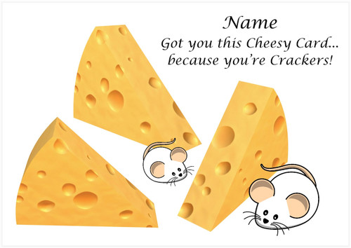 Cheesy Card - Personalised