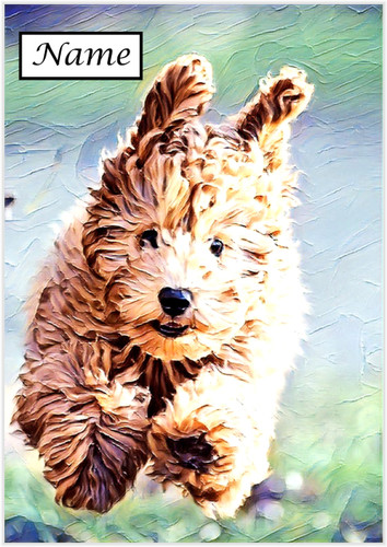 Flying Labradoodle - Personalised