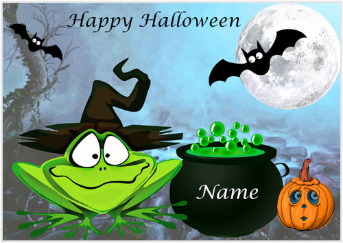 Froggy Halloween - Personalised