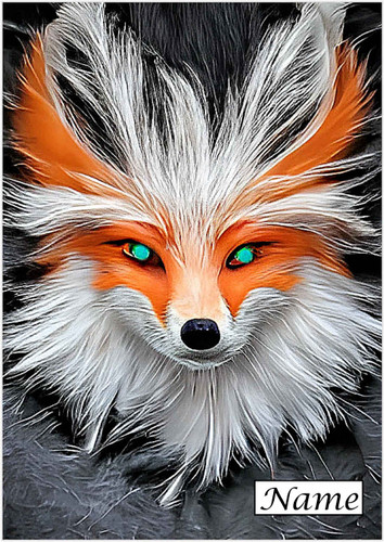 Feathered Fox - Personalised